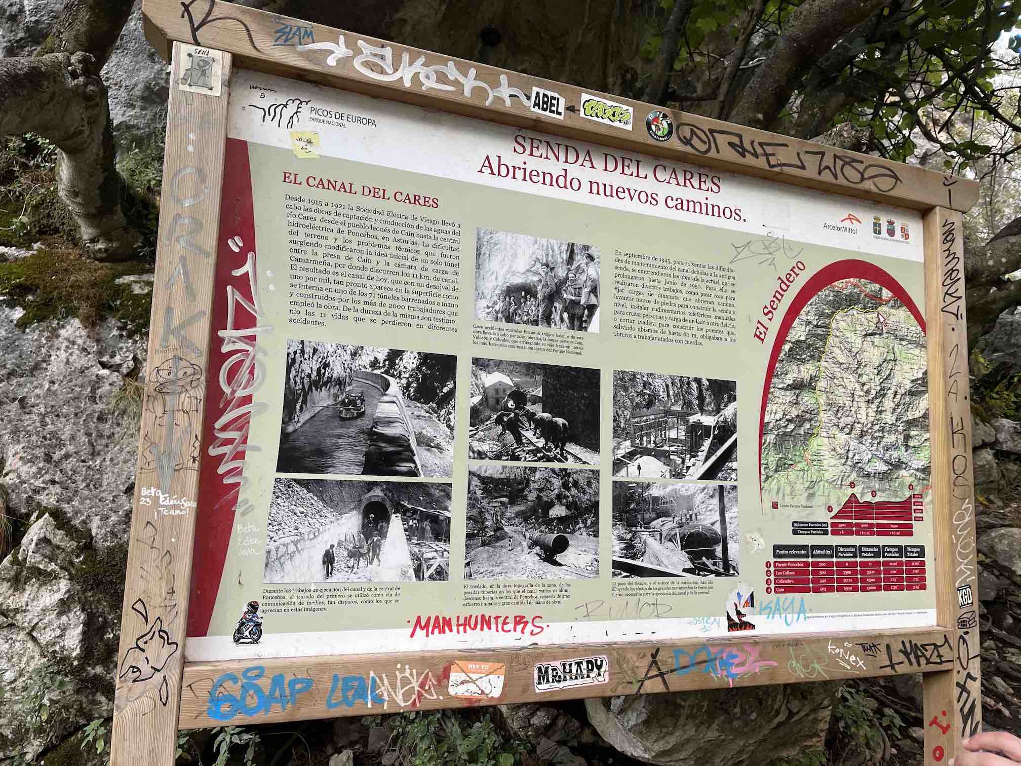 Ruta del Cares 2023 - History Information Board